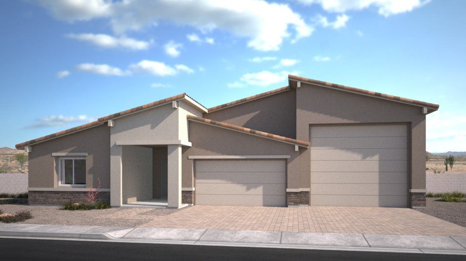 Elevation A - Harrison exterior A