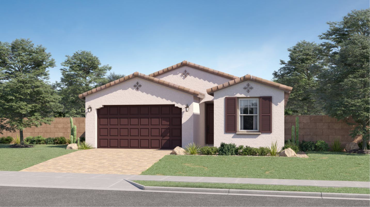 Elevation A - A – Spanish Colonial