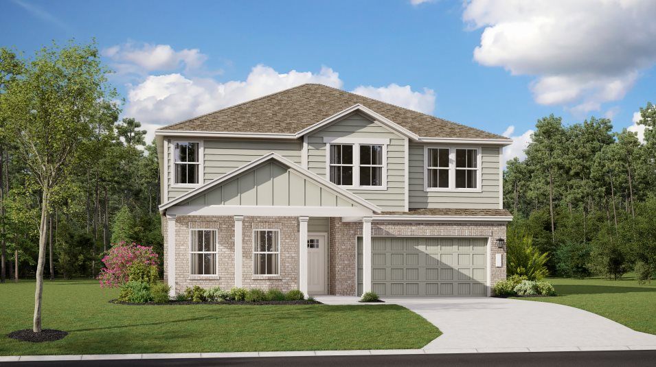 Elevation E3 - Claiborne Exterior Rendering E