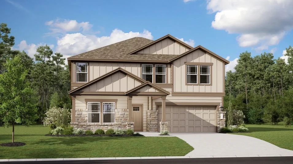 Elevation F3 - Claiborne Exterior Rendering F