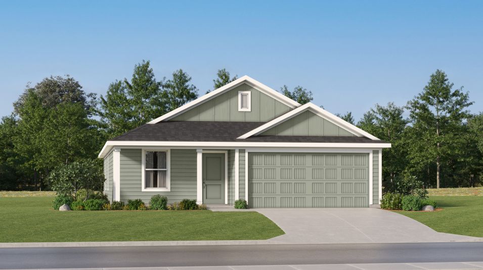 Elevation D - Beckman Exterior
