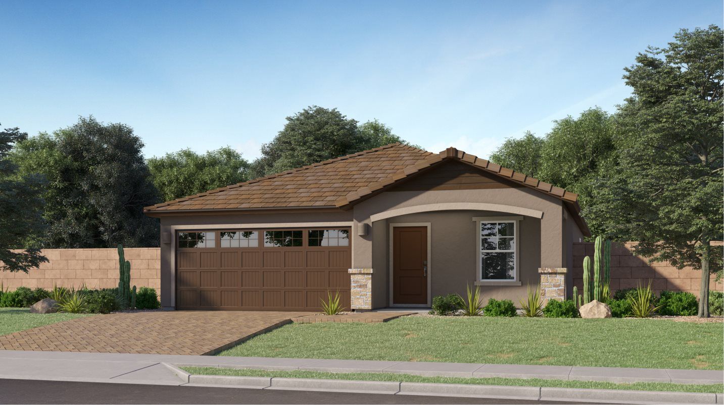 Elevation F - French Country home image