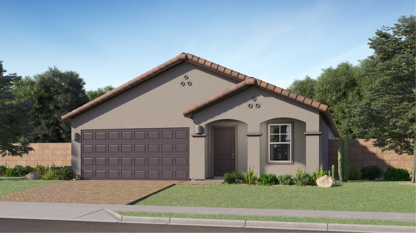 Elevation A - Spanish Colonial home image