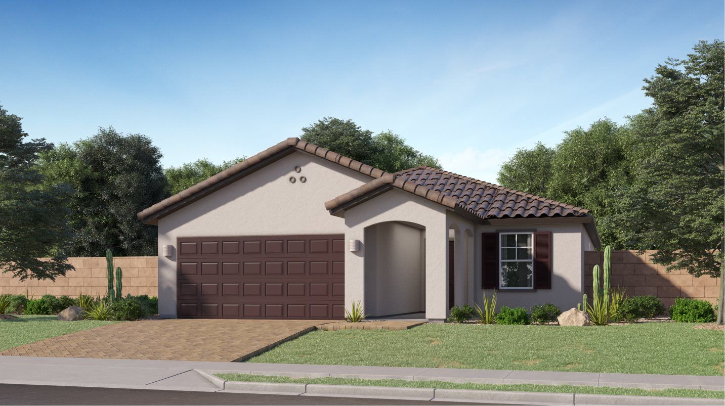 Elevation A - Spanish Colonial home image