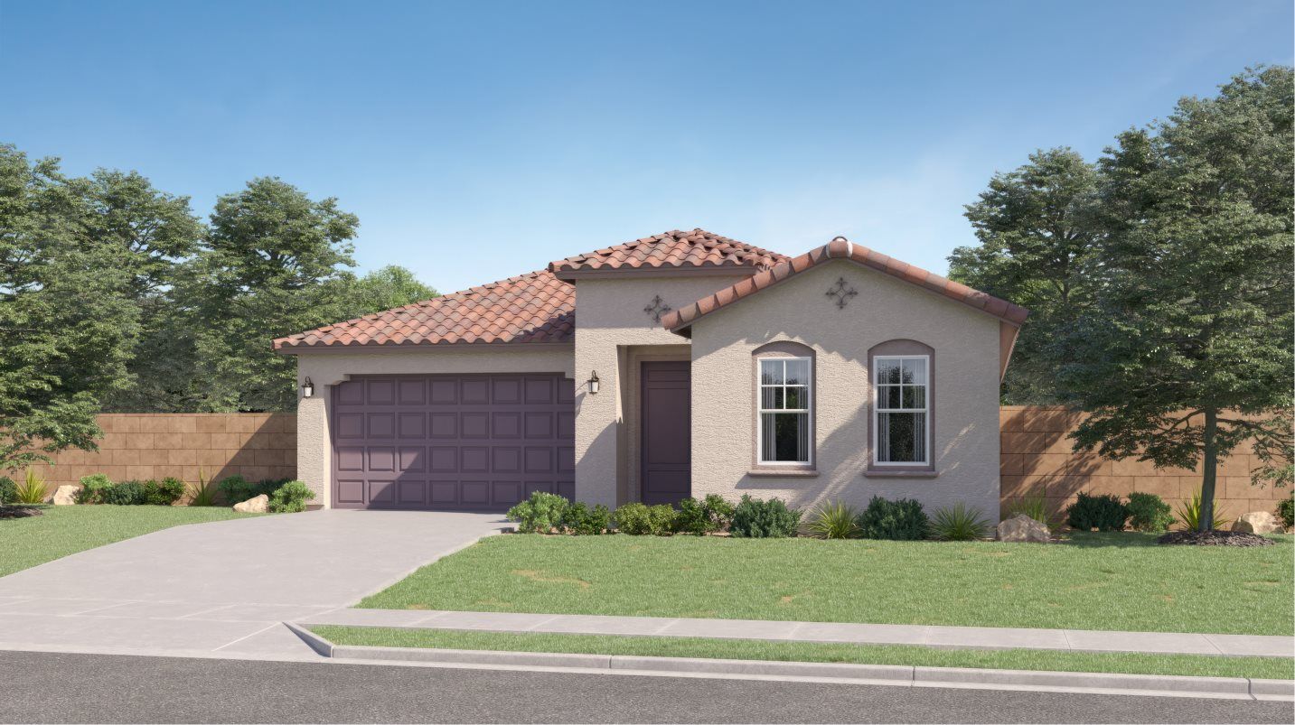 Elevation A - Sage A – Spanish Colonial