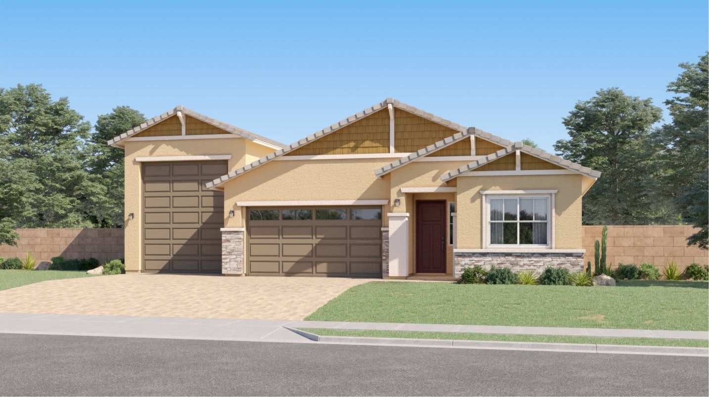 Elevation C - Craftsman home image