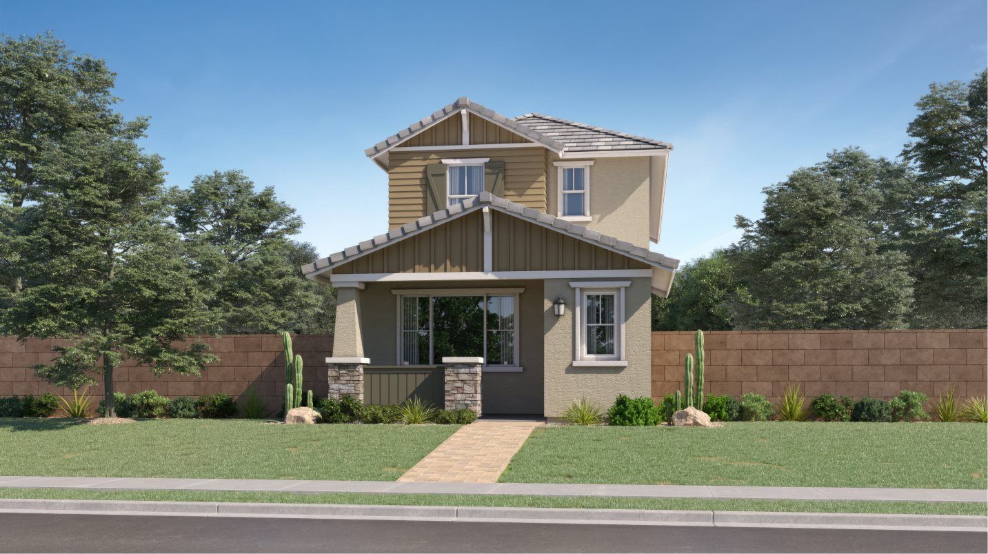Elevation C - Craftsman home image