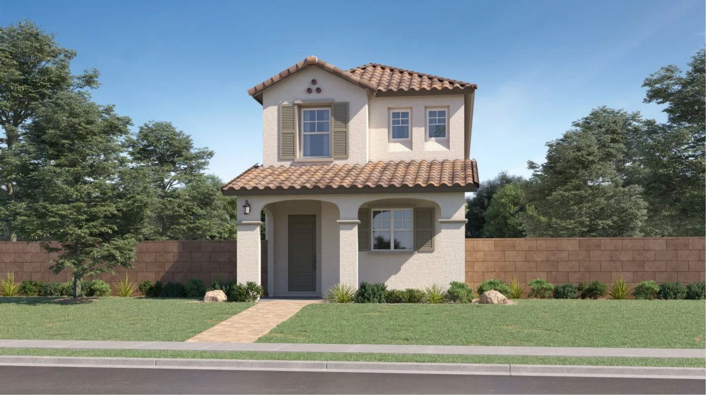 Elevation A - Spanish Colonial home image