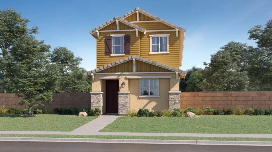 Elevation C - Craftsman home exterior image