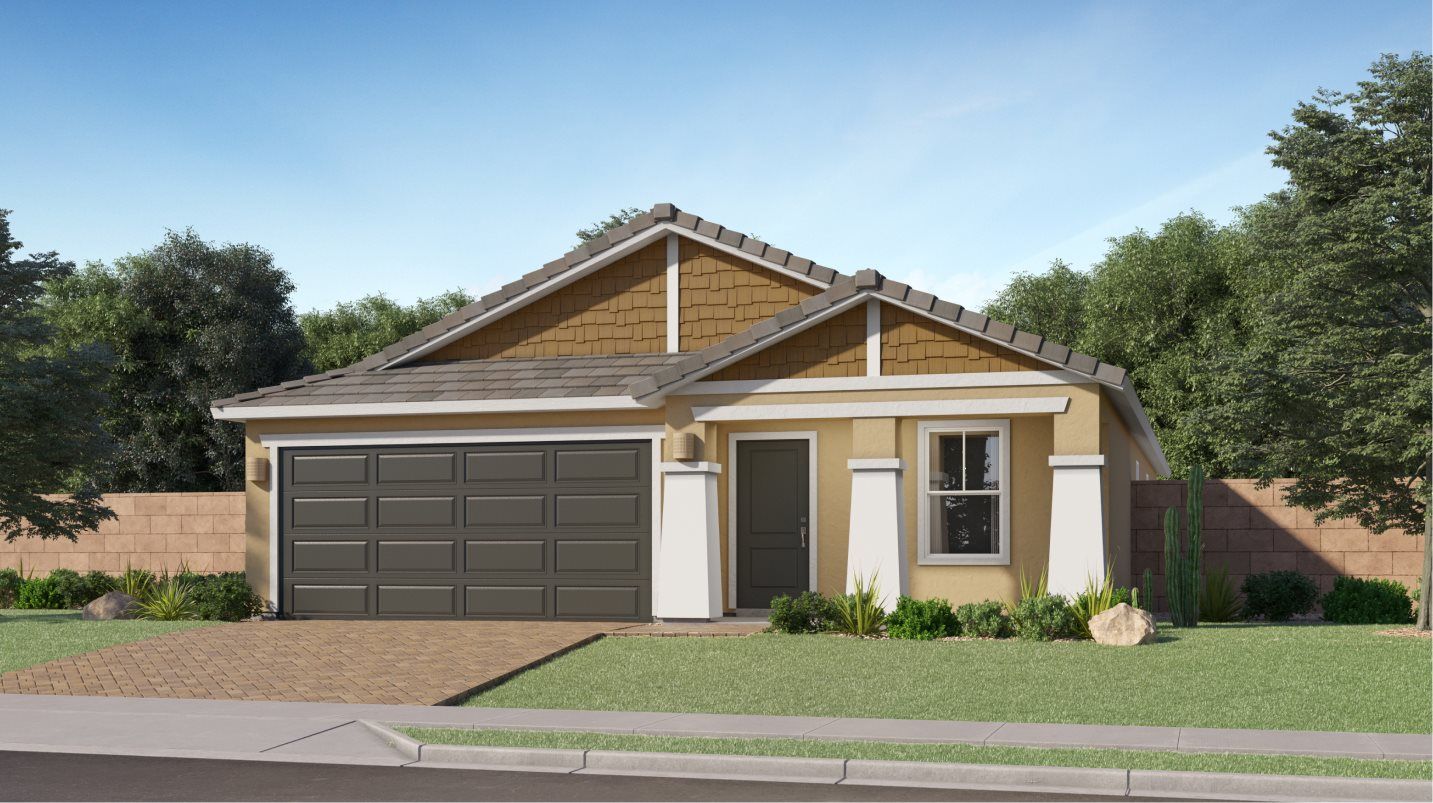 Elevation C - Craftsman home image