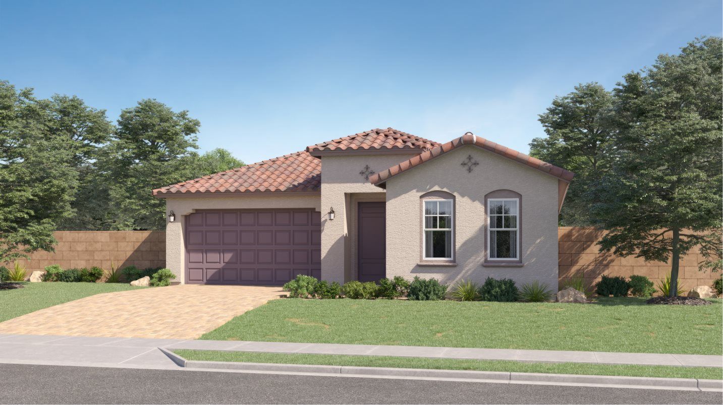 Elevation A - Spanish Colonial home image