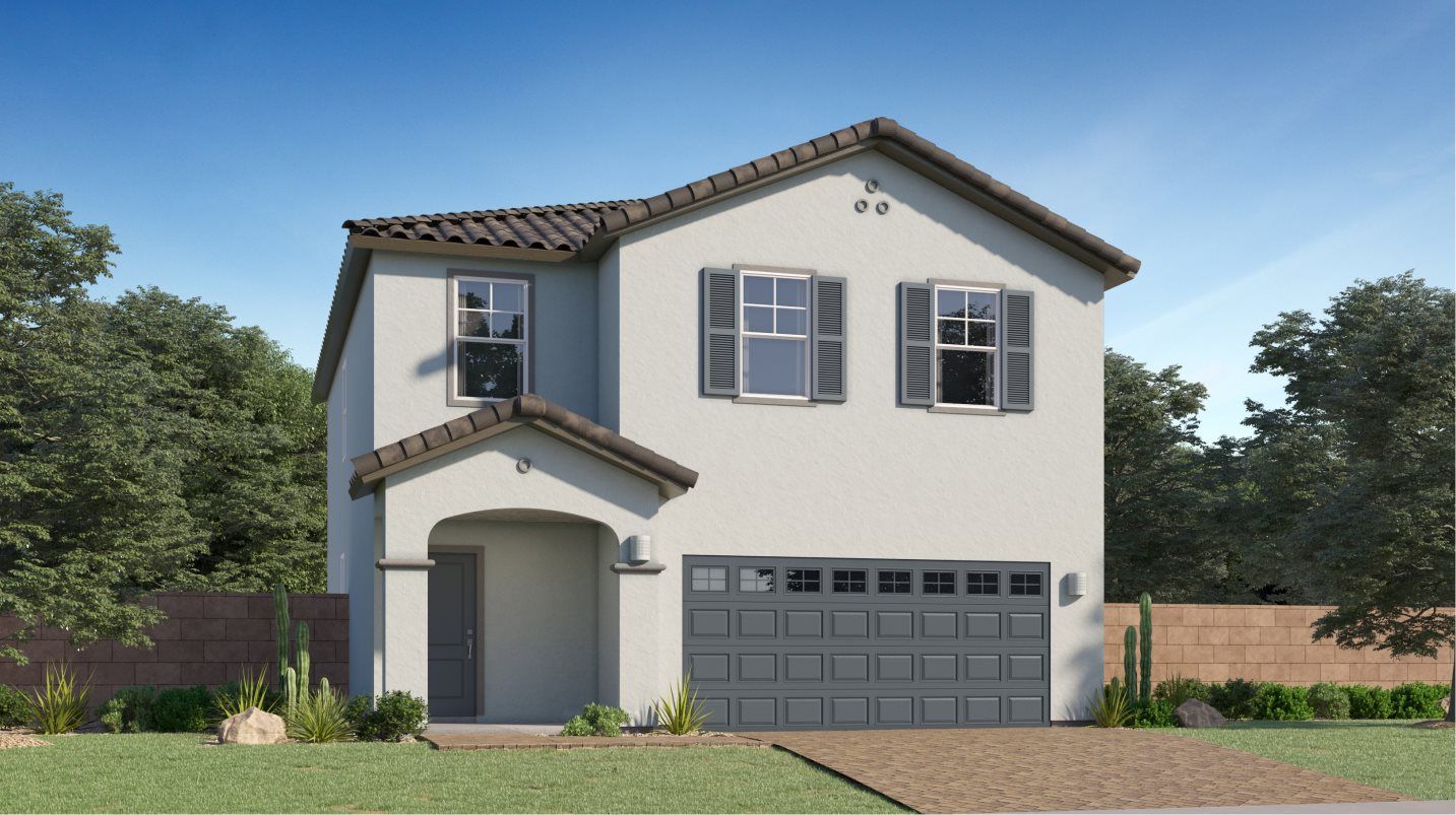 Elevation A - Spanish Colonial home image