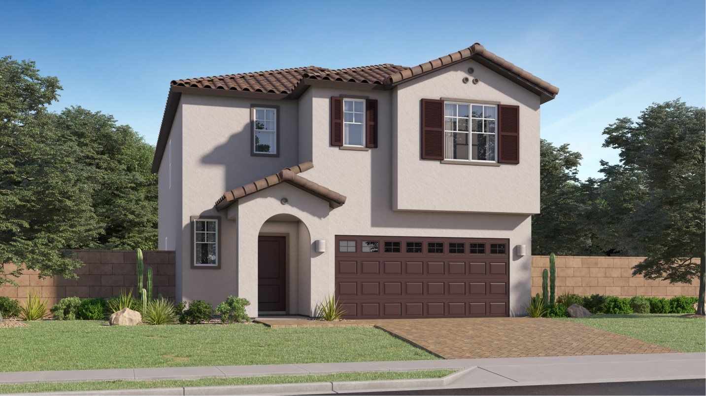 Elevation A - Spanish Colonial home image