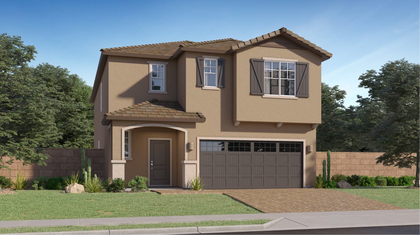 Elevation F - French Country home image