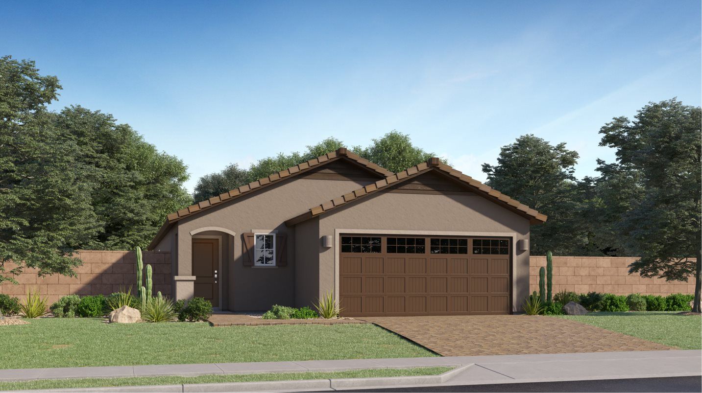 Elevation F - French Country home image