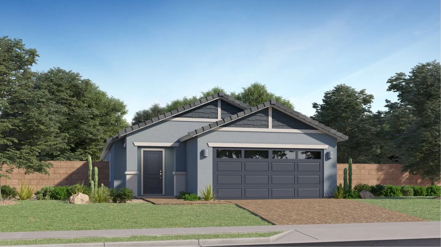 Elevation C - Craftsman home image