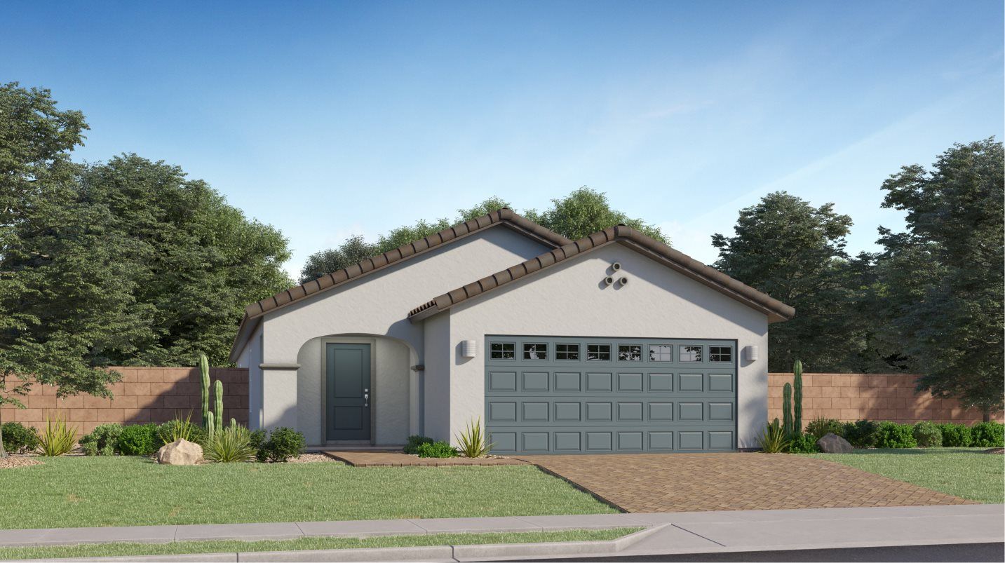Elevation A - Spanish Colonial home image