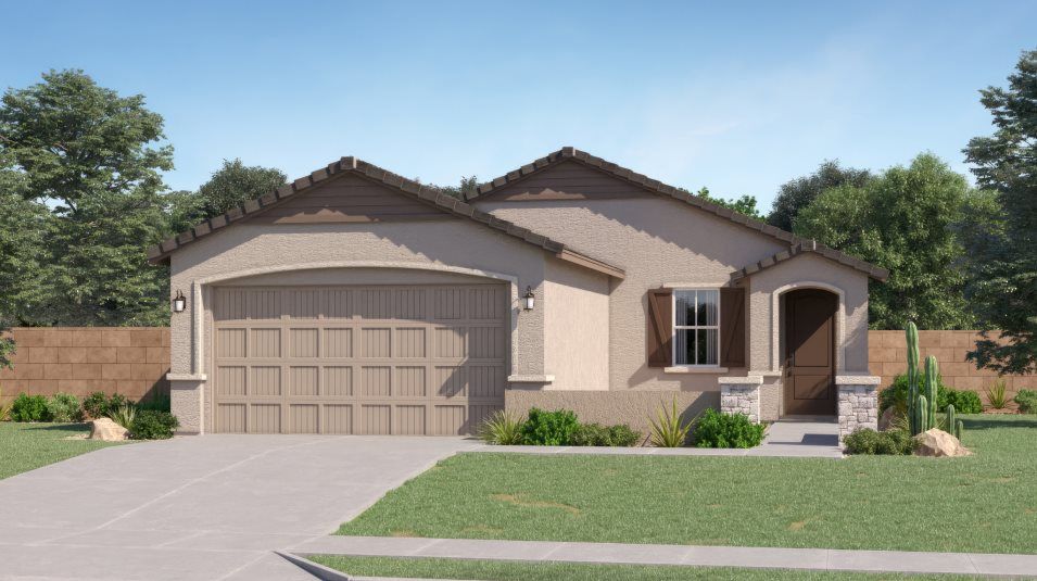 Elevation F - French Country home image