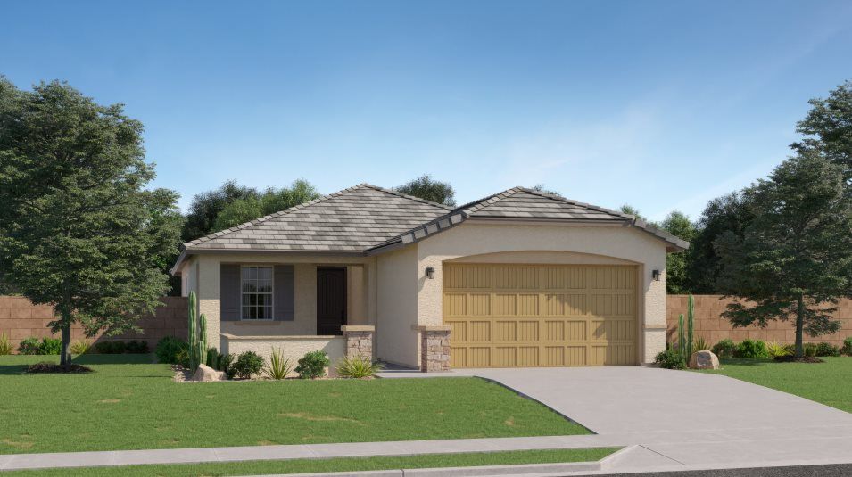 Elevation M - Cottage home exterior