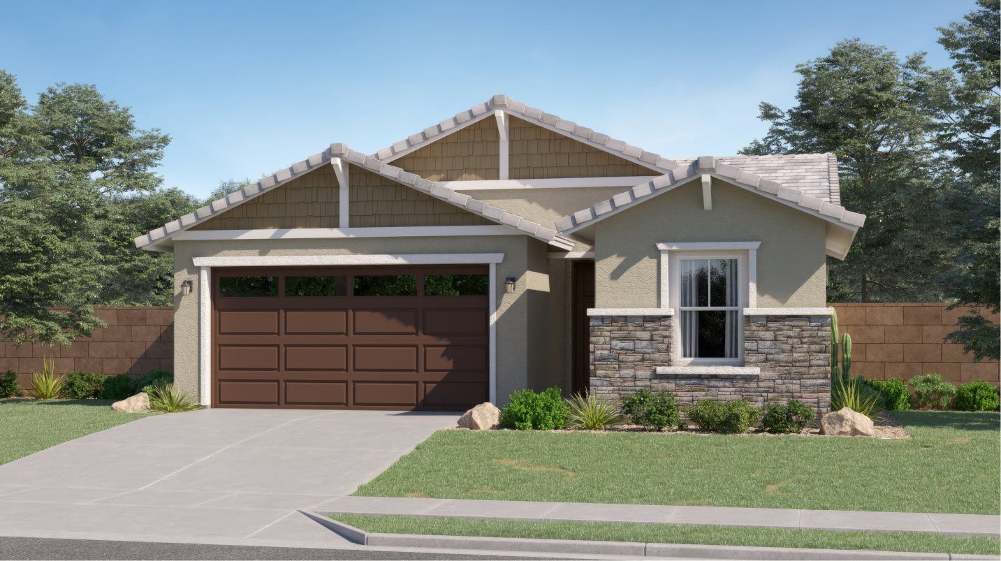 Elevation C - Lewis Craftsman exterior