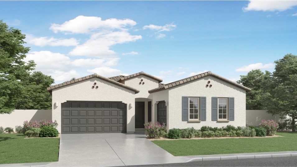 Elevation A - Spanish Colonial home exterior image