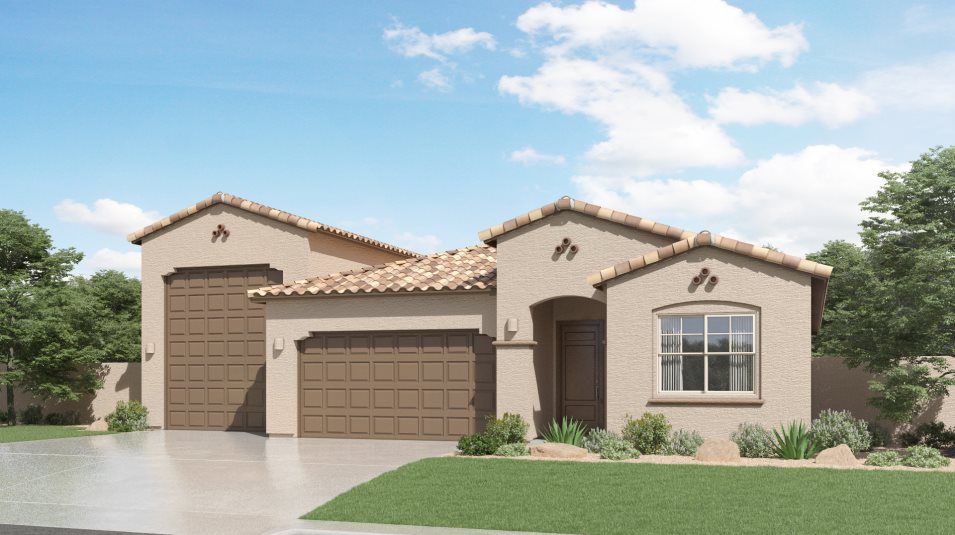 Elevation A - Spanish Colonial home exterior image