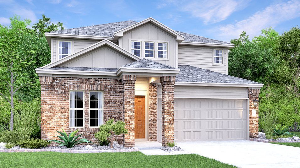 Elevation B5 - Brock Exterior Rendering B