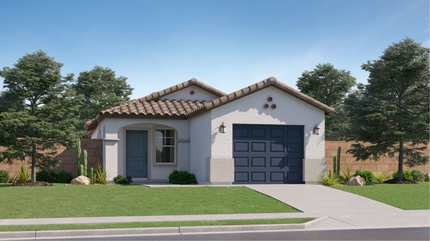 Elevation A - Spanish home image
