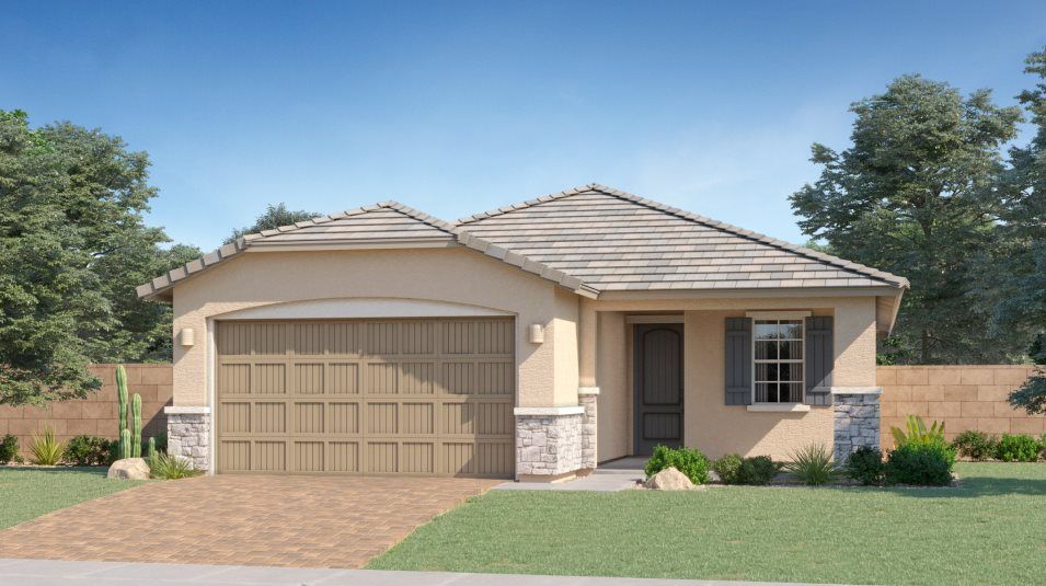 Elevation M - Cottage home exterior