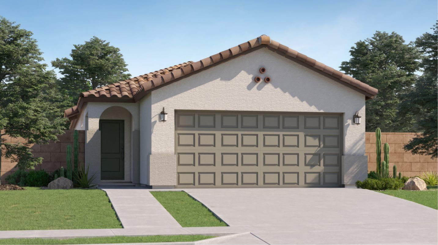Elevation A - Spanish home exterior image
