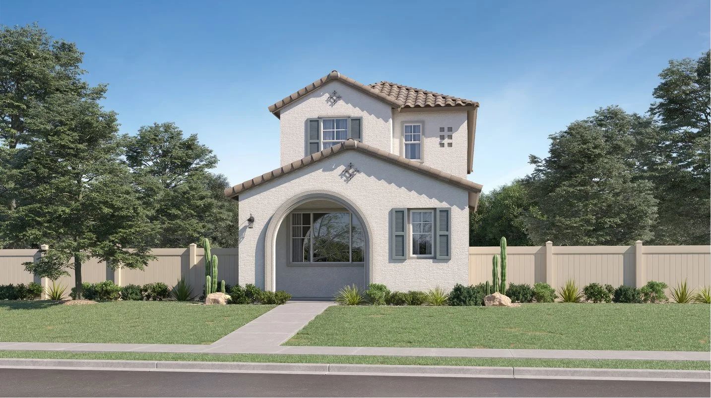 Elevation A - Spanish Colonial home image