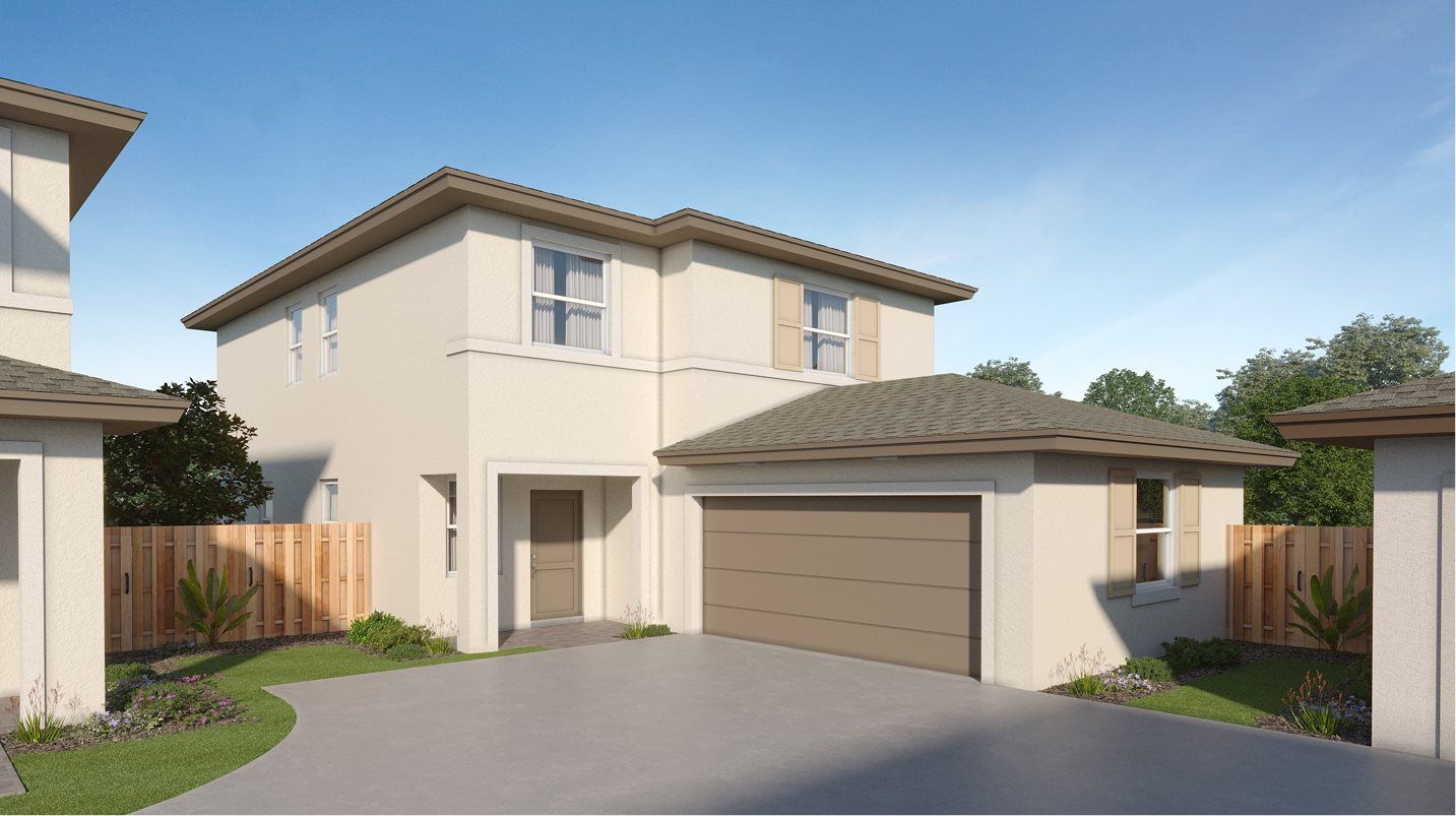 Elevation A - exterior rendering