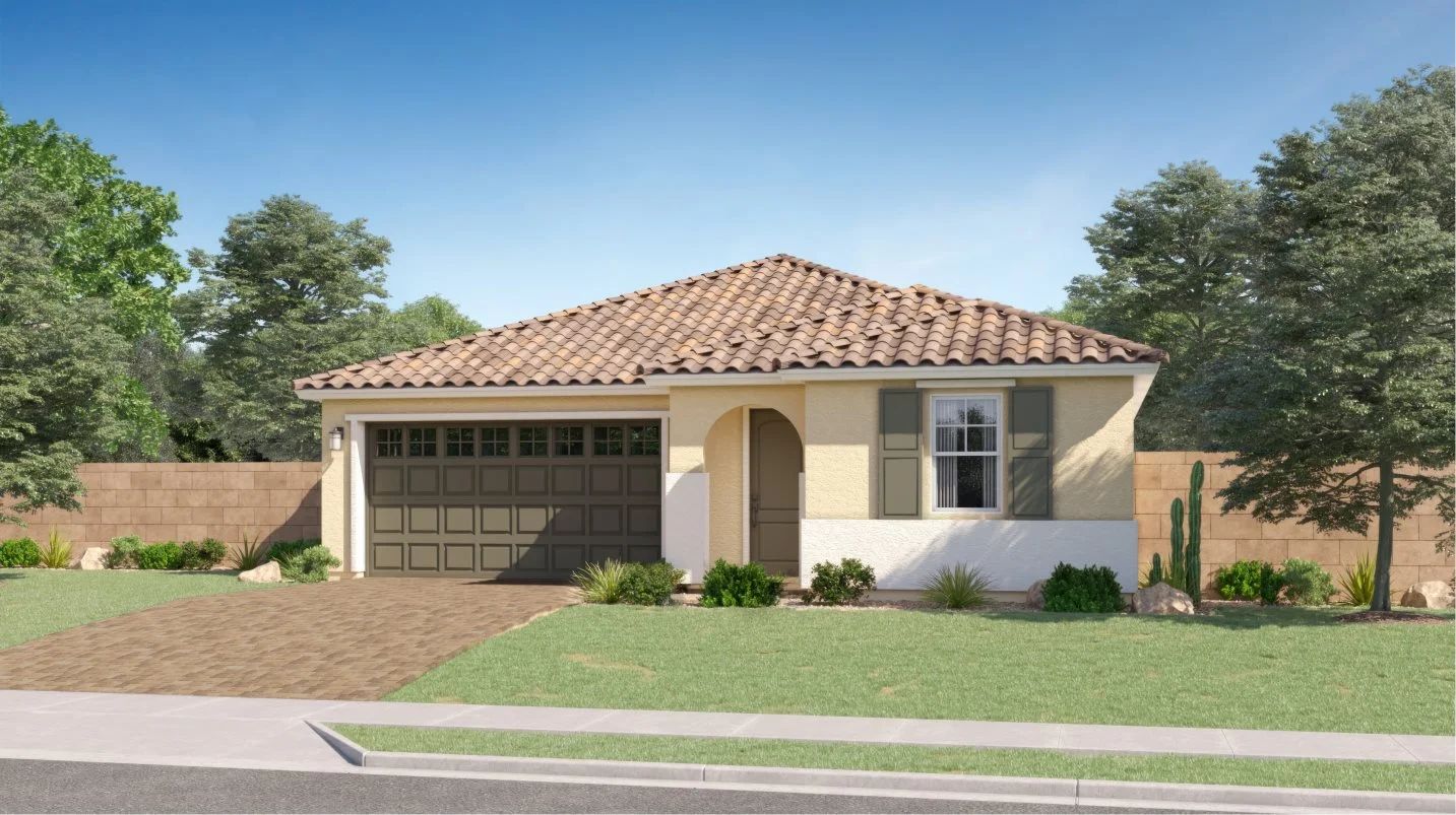 Elevation G - G - Italianate home exterior