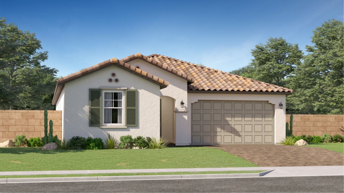 Elevation A - A - Spanish Colonial