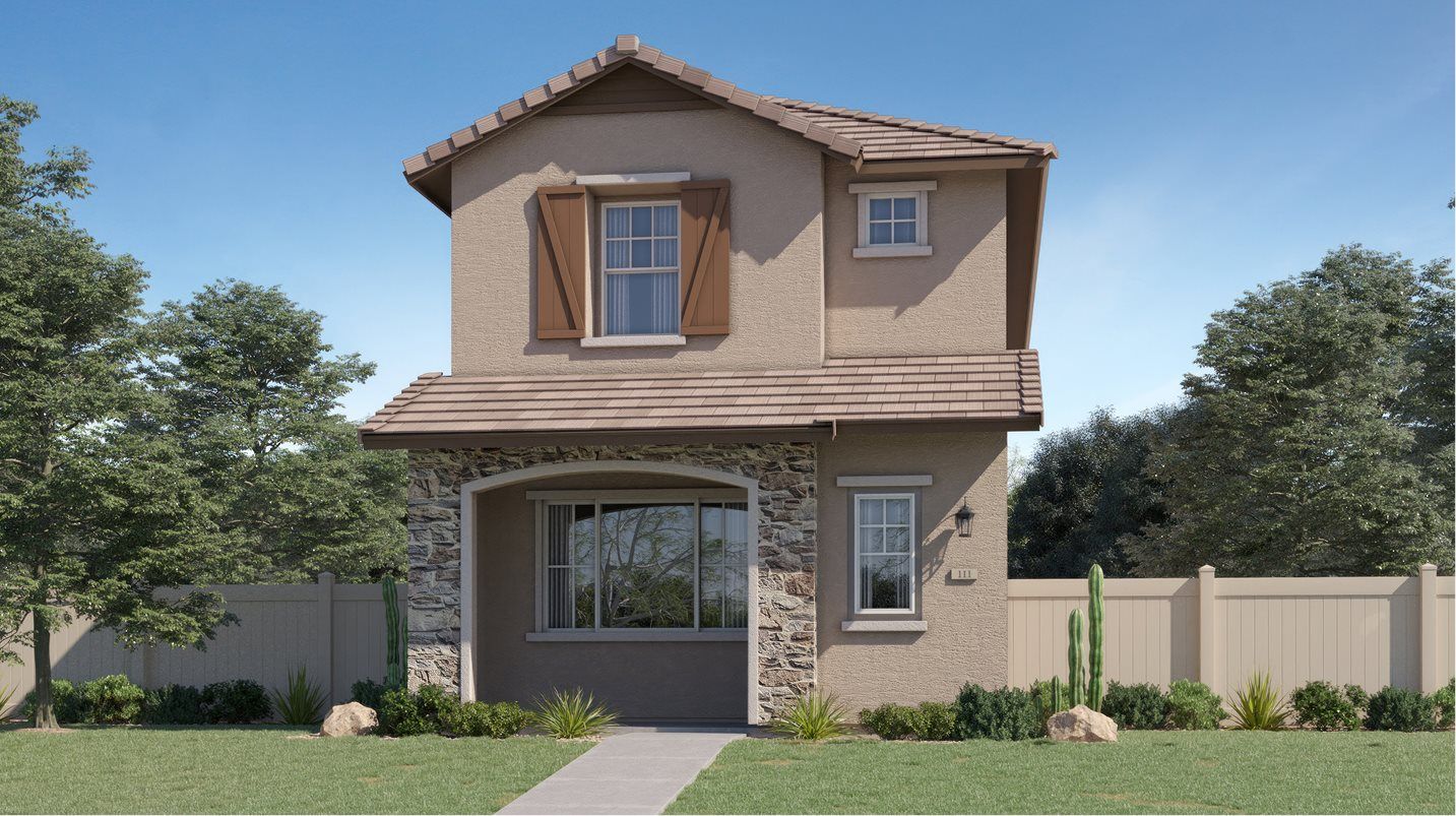 Elevation F - French Country home image