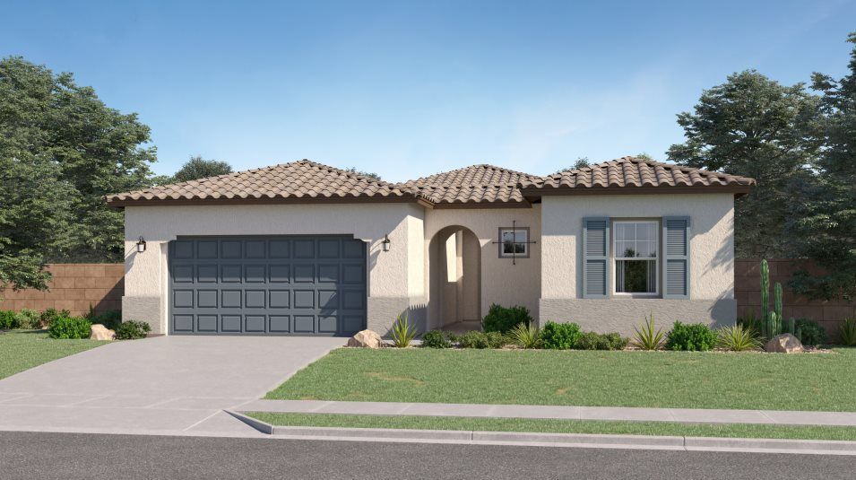 Elevation A - Spanish Colonial home exterior image