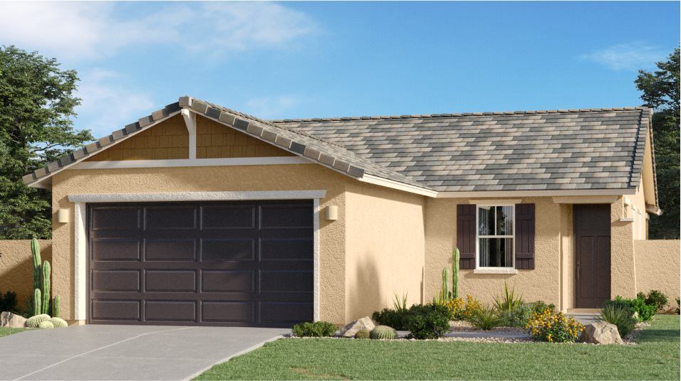 Elevation C - Craftsman home image