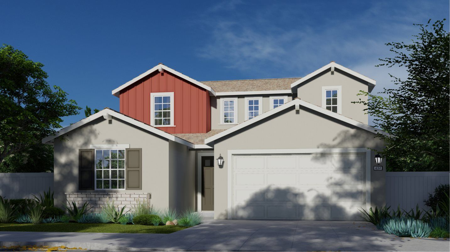 Elevation A - Cottage Exterior