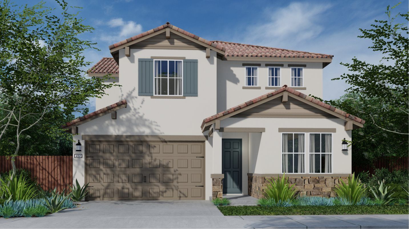 Elevation A - Residence 2358 Elevation A - Mediterranean Revival