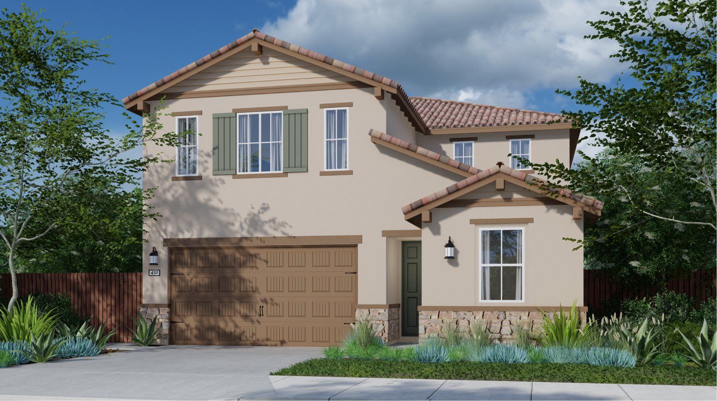 Elevation A - Residence 2609 Elevation A - Mediterranean Revival