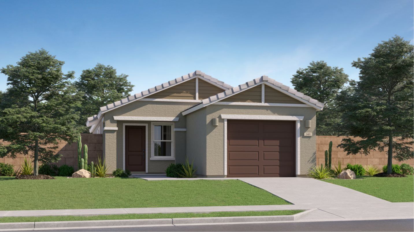 Elevation C - Craftsman home image