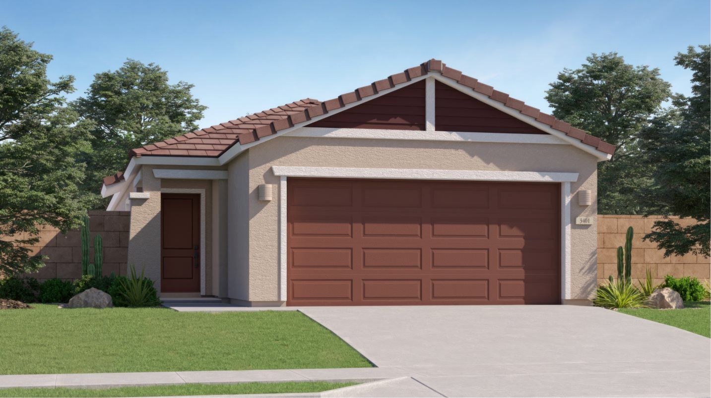 Elevation C - Craftsman home image