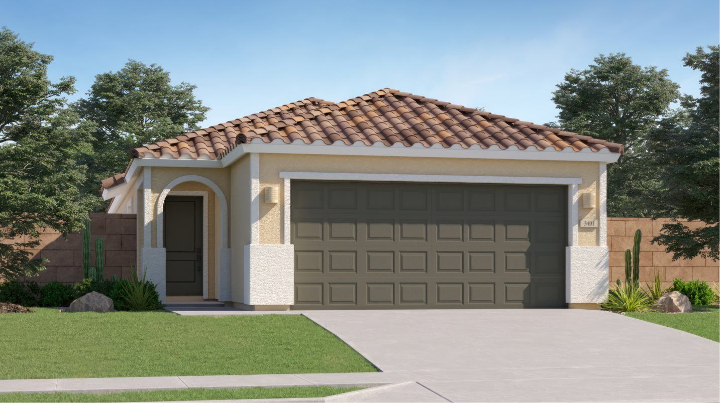 Elevation G - G - Italianate home exterior