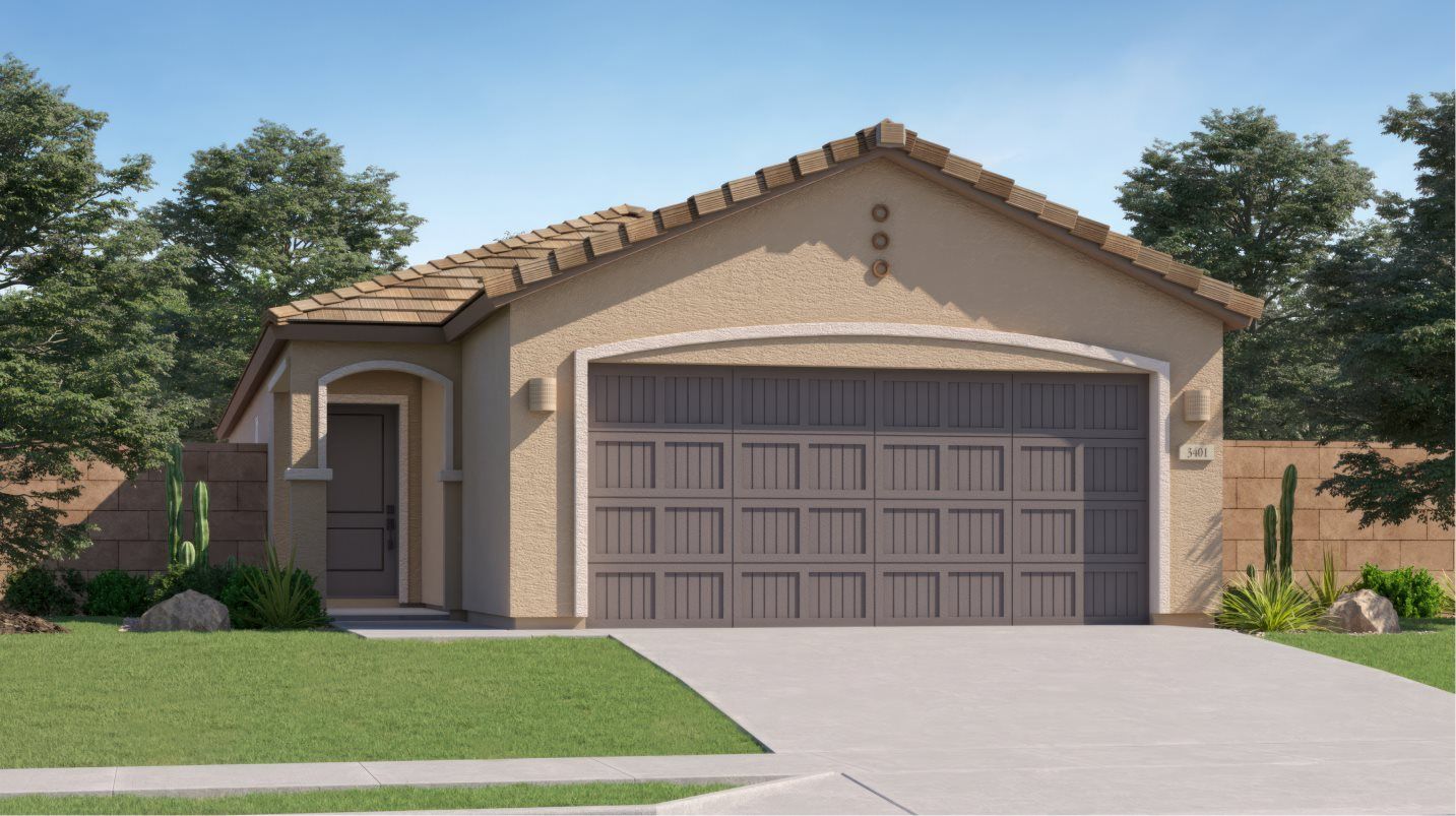 Elevation F - French Country home image