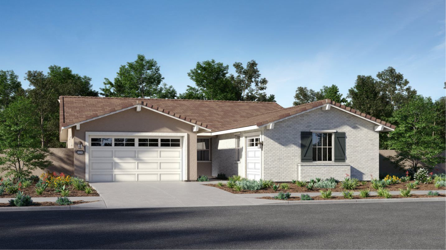 Elevation A - California Ranch-style home