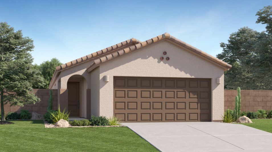 Elevation A - Spanish Colonial home exterior image