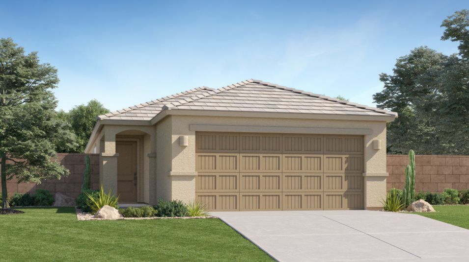 Elevation M - Cottage home exterior