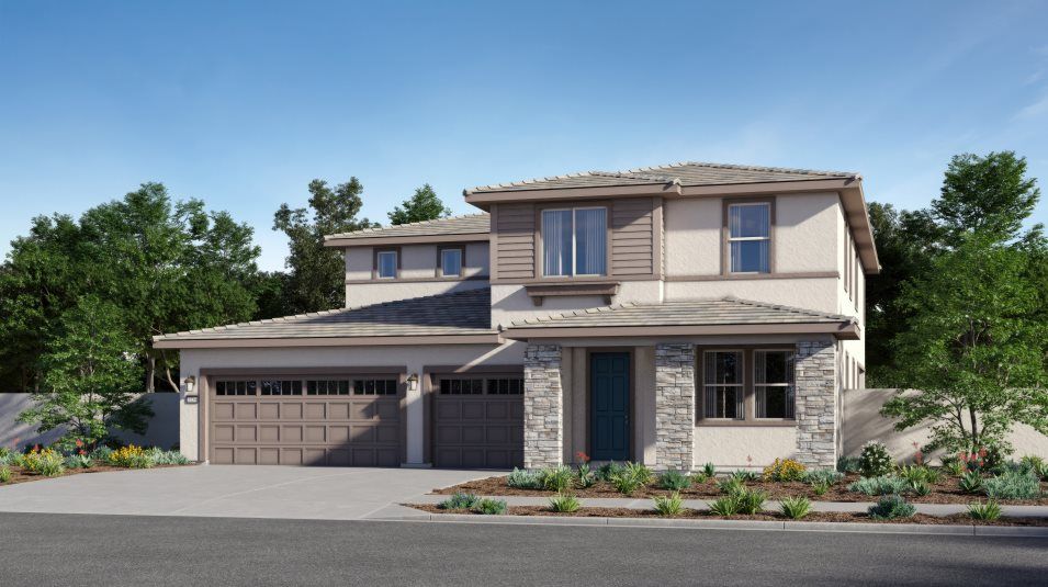 Elevation C - Prairie home style