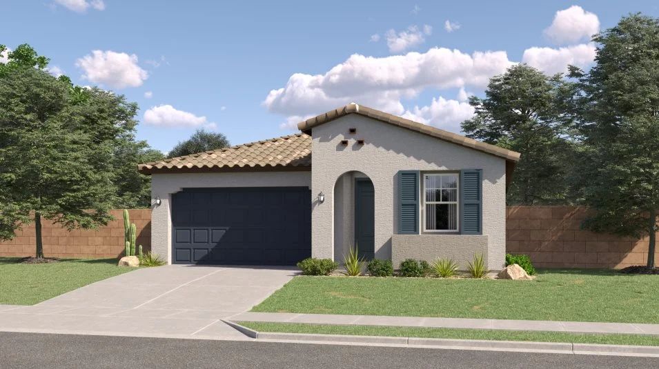 Elevation A - Spanish Colonial home exterior image