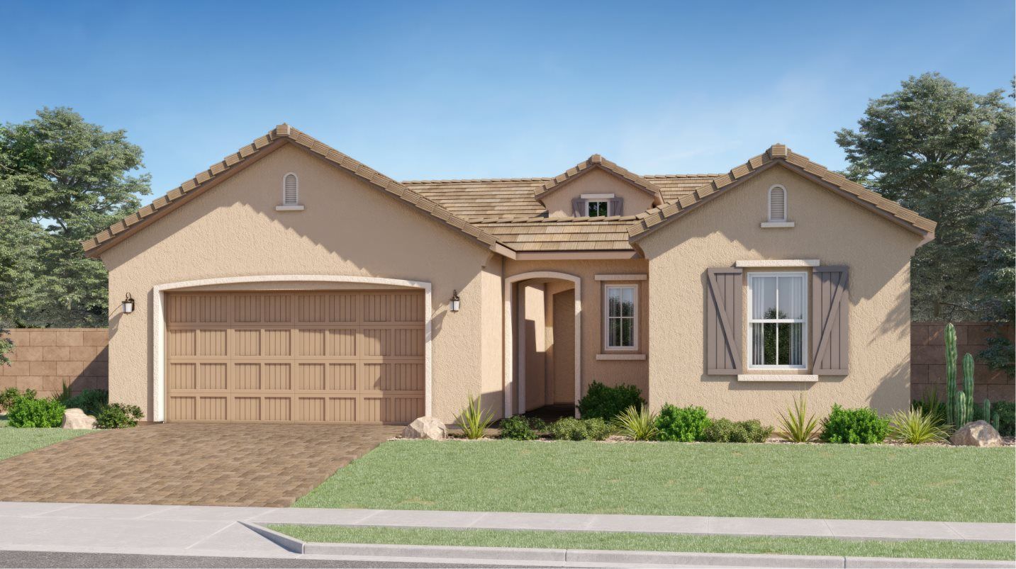 Elevation F - French Country home image